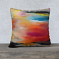 Abstract Sunset Pillow | Throw Pillow | E. Wildman Gallery