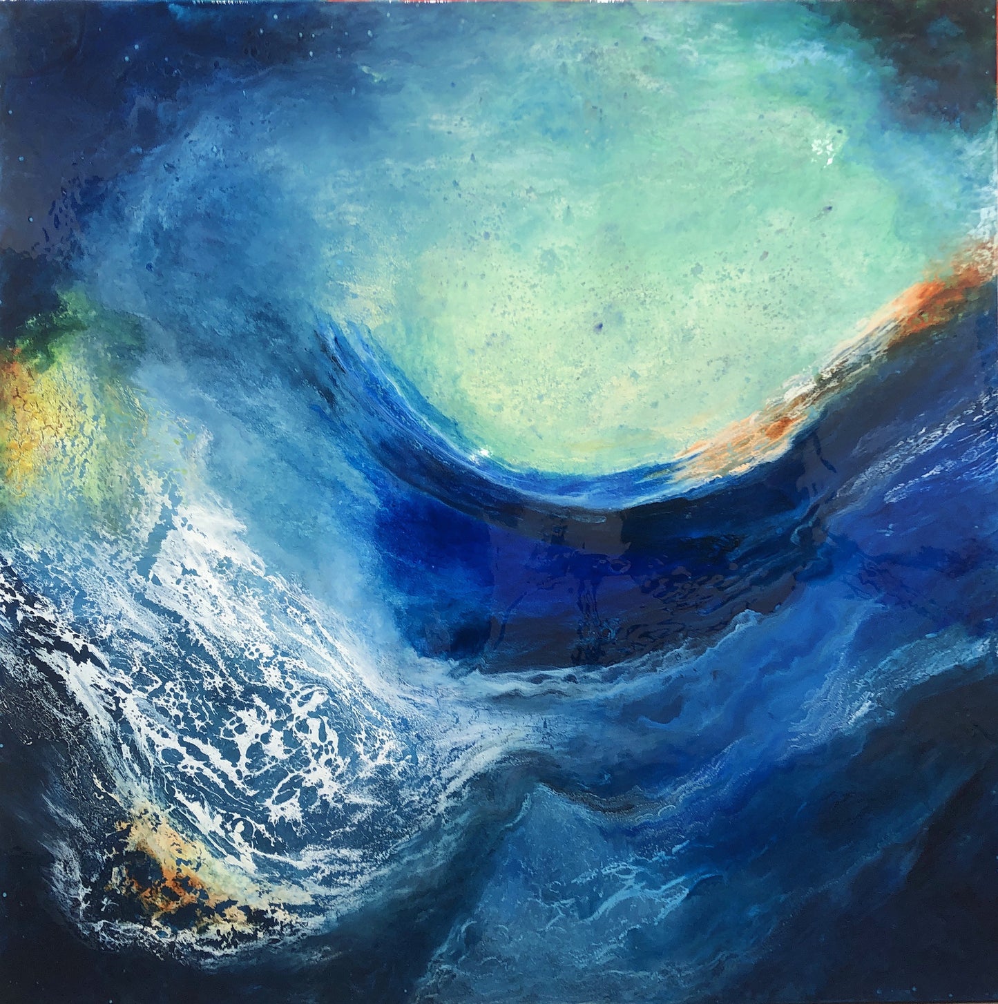 Dancing Tide 60" X 60" - SOLD