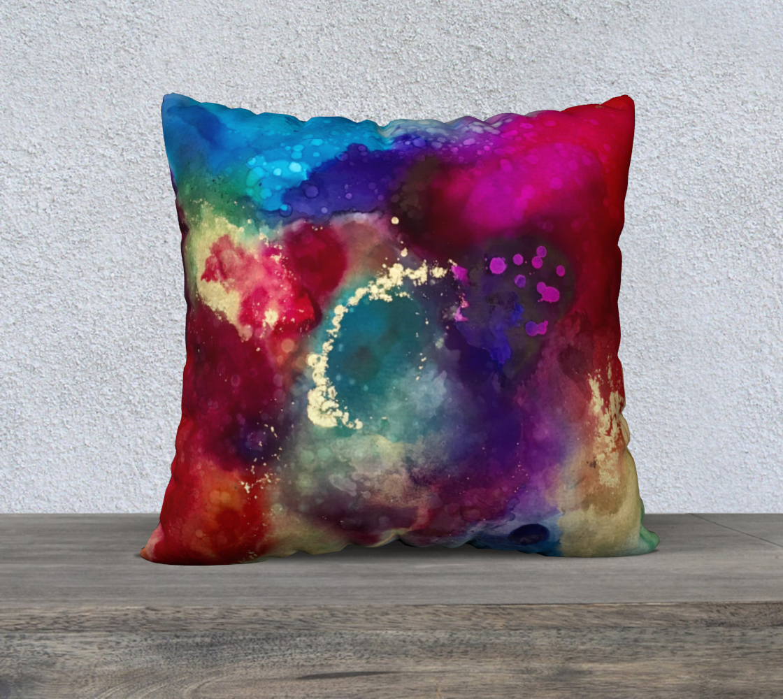 Sprinkled with Gold - 22" X 22" - FREE SHIPPING