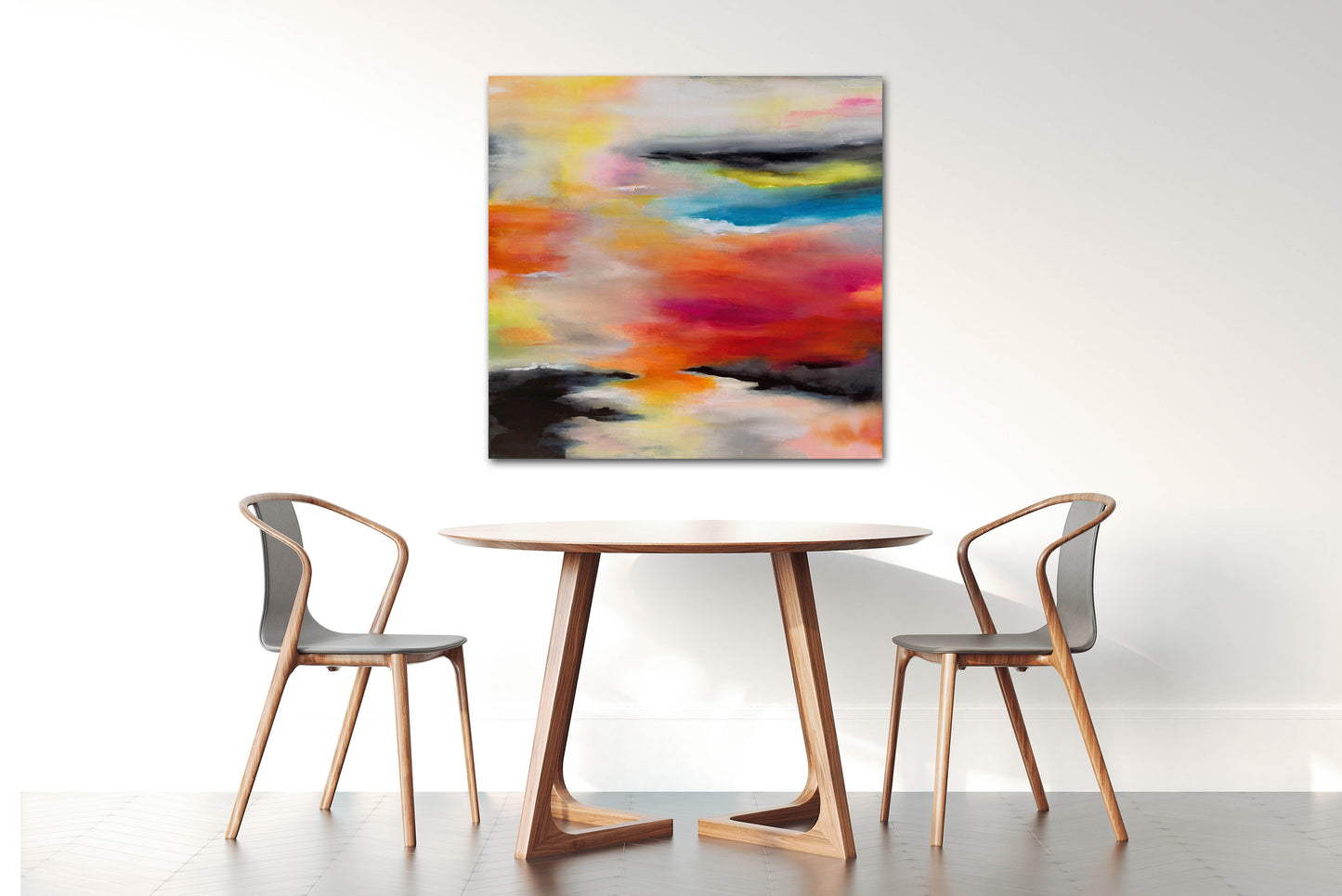 Abstract Sunset Painting | Sunset Abstract Art | E. Wildman Gallery