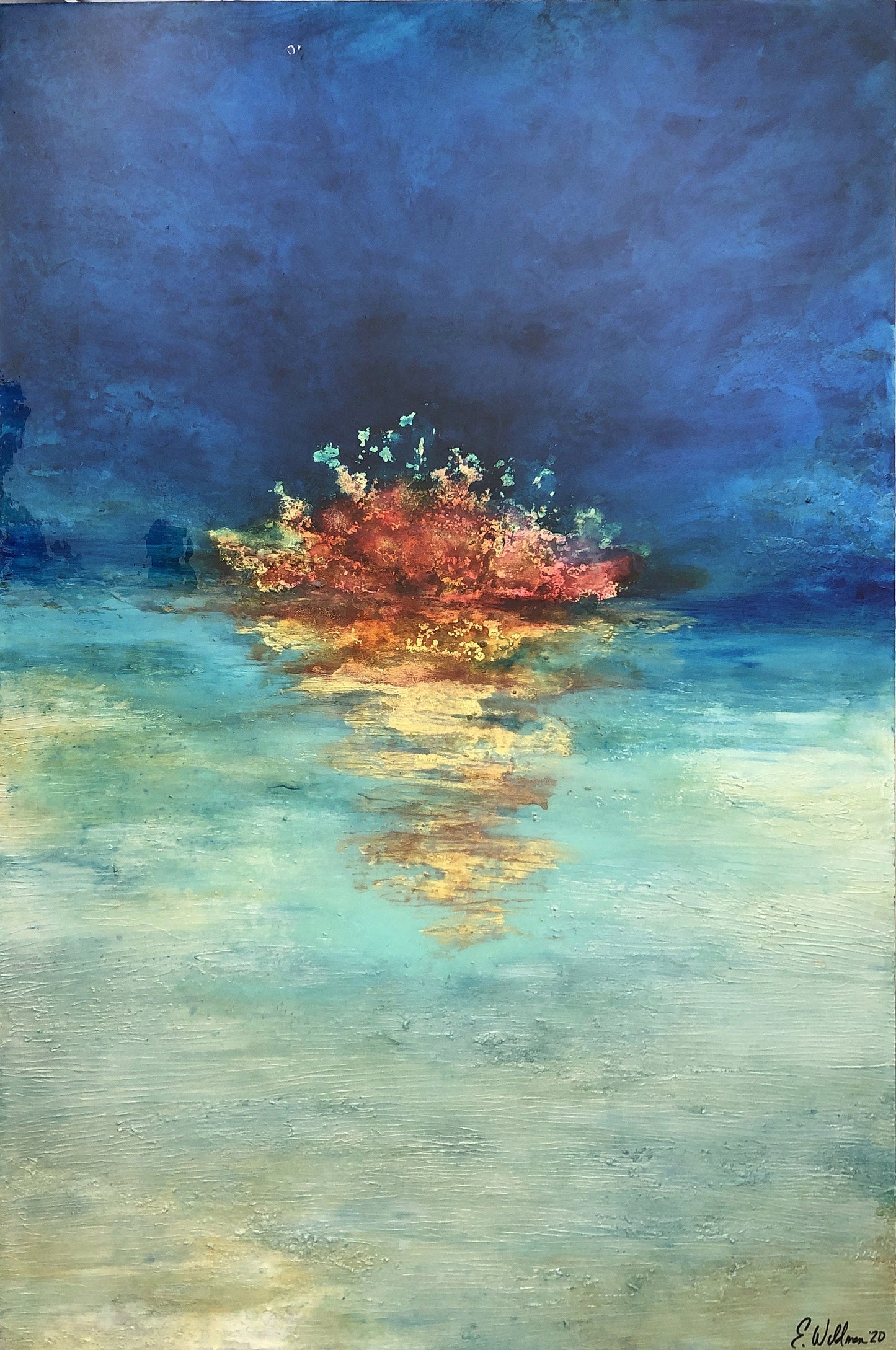 Ocean Sunset Painting | Sunset Painting | E. Wildman Gallery