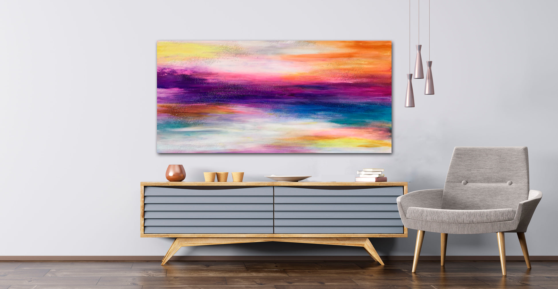 Sunset Art Painting | Sunset Painting | E. Wildman Gallery