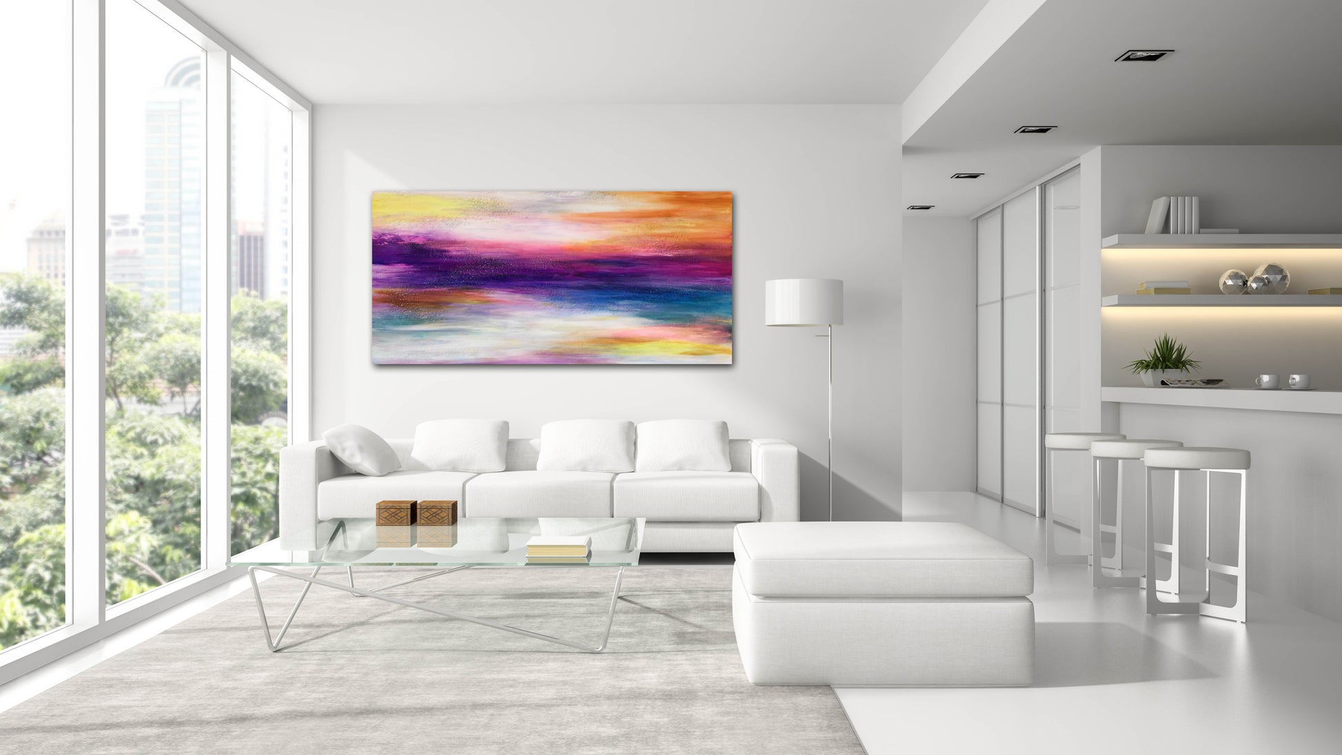 Sunset Art Painting | Sunset Painting | E. Wildman Gallery