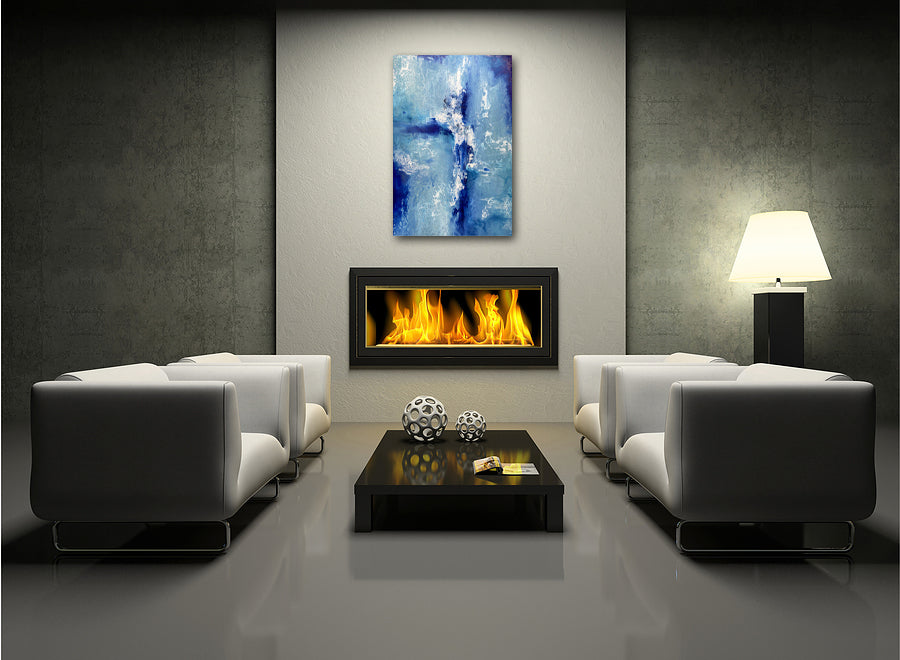 Blue Abstract Painting | Abstract Painting | E. Wildman Gallery
