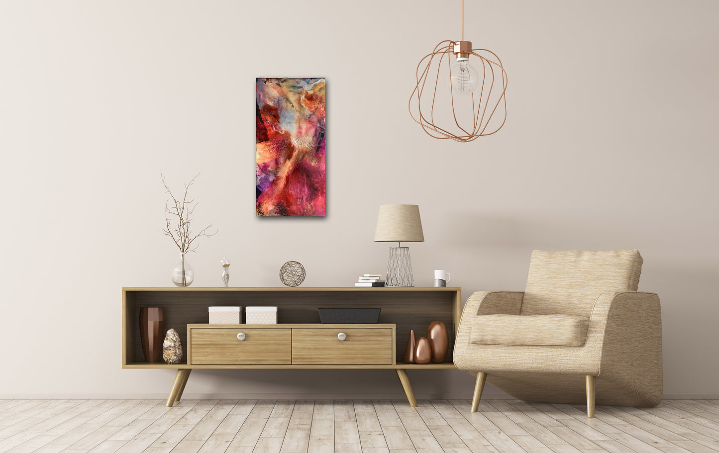 Blooming Art Painting | Abstract Painting | E. Wildman Gallery