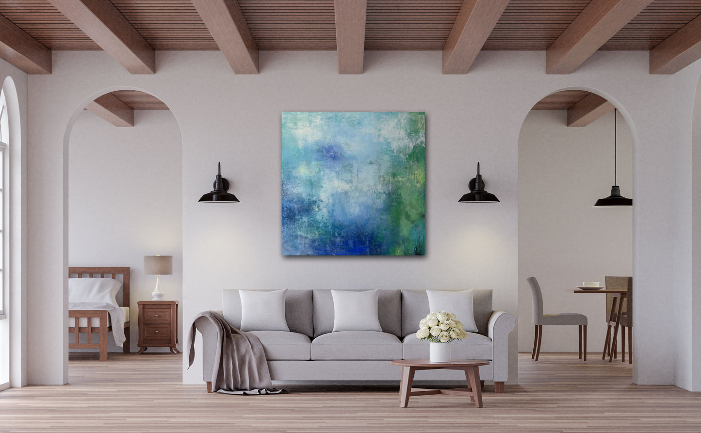 Blurred Luminosity Art Painting | Blurred Painting | E. Wildman Gallery