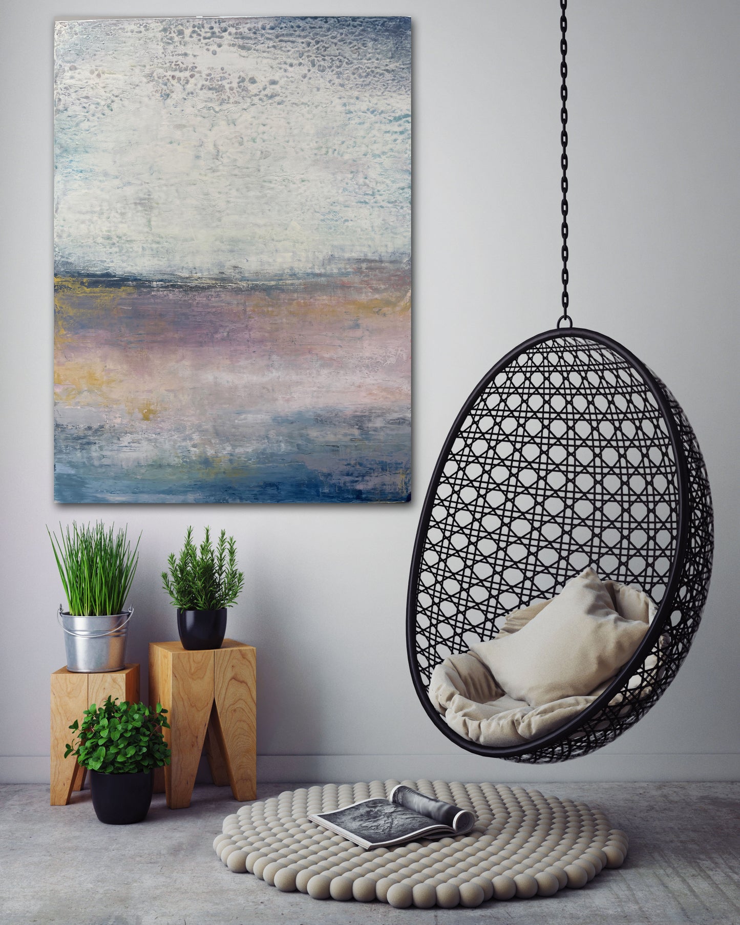 Blushed Dawn Painting | Blushed Dawn Painting | E. Wildman Gallery