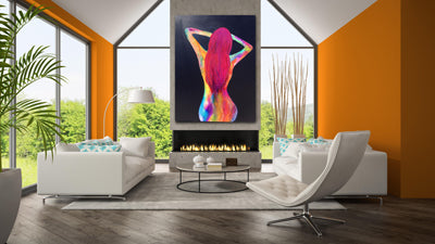 Bootyful Wall Painting | Bootyful Painting | E. Wildman Gallery