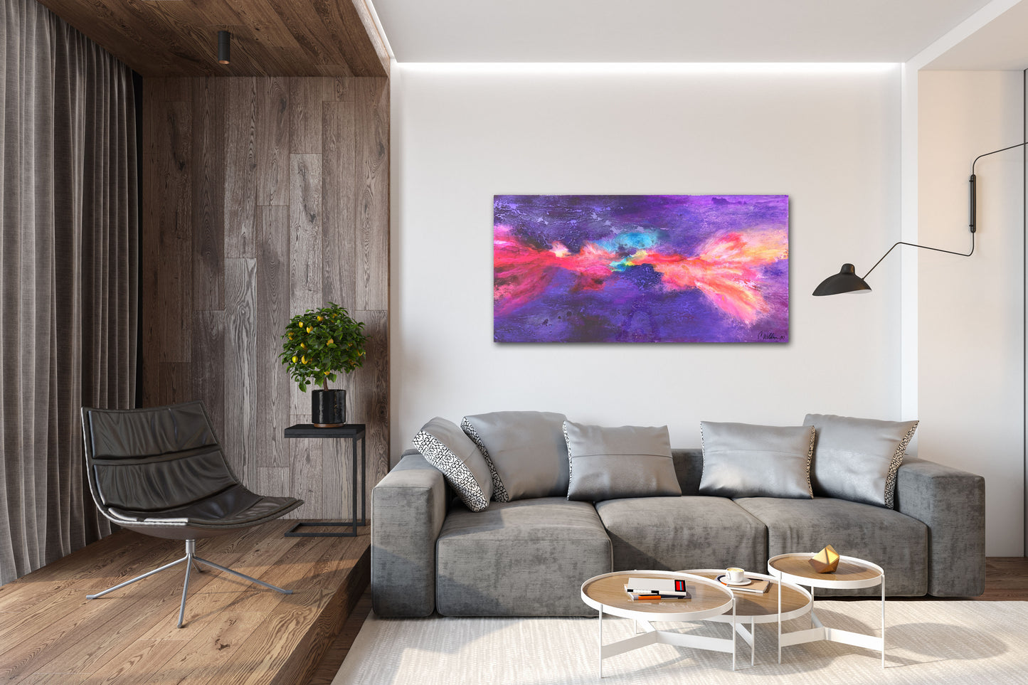 Captured 24" X 48"