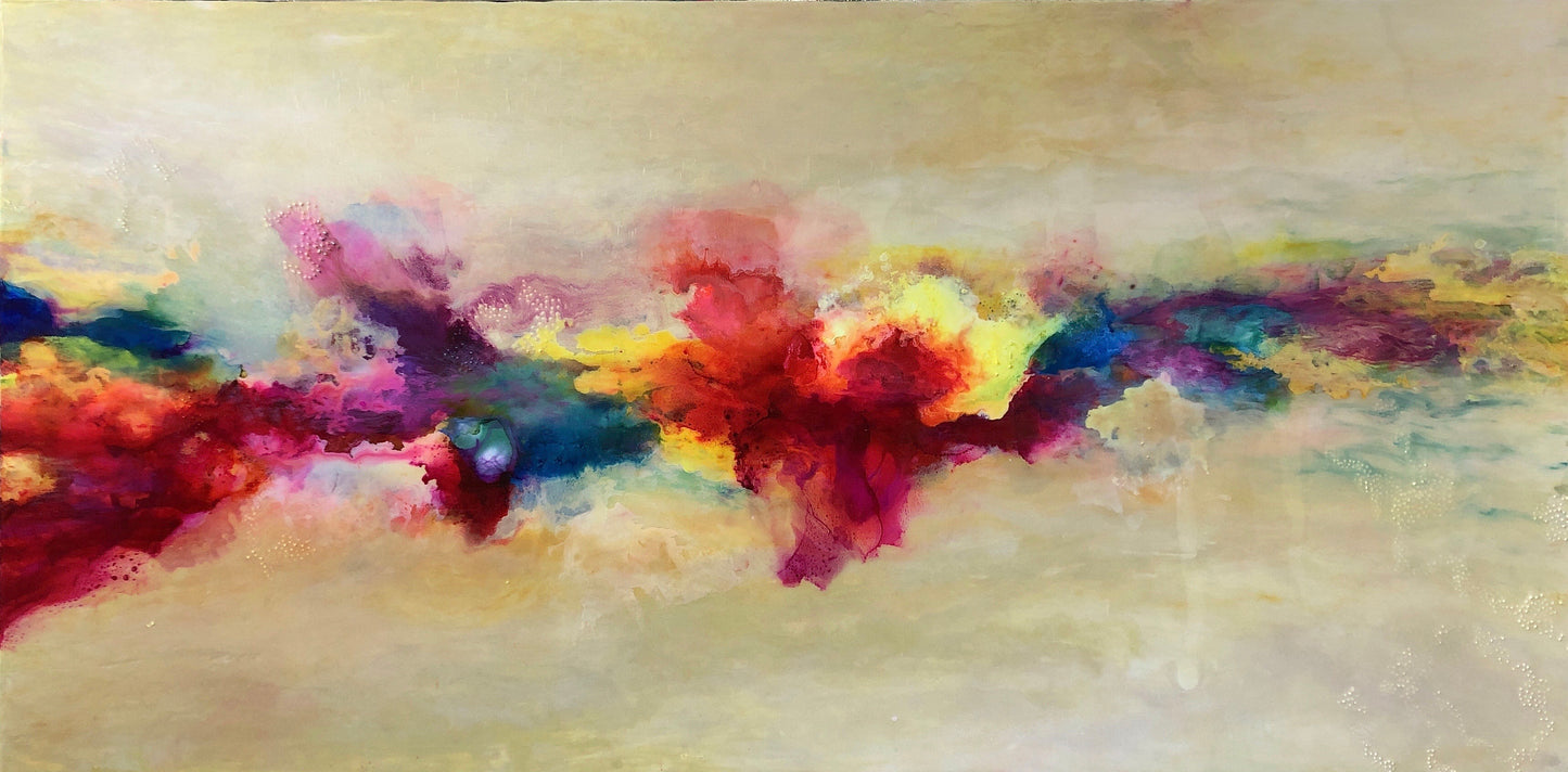 Hues to You! 36" X 72" - SOLD