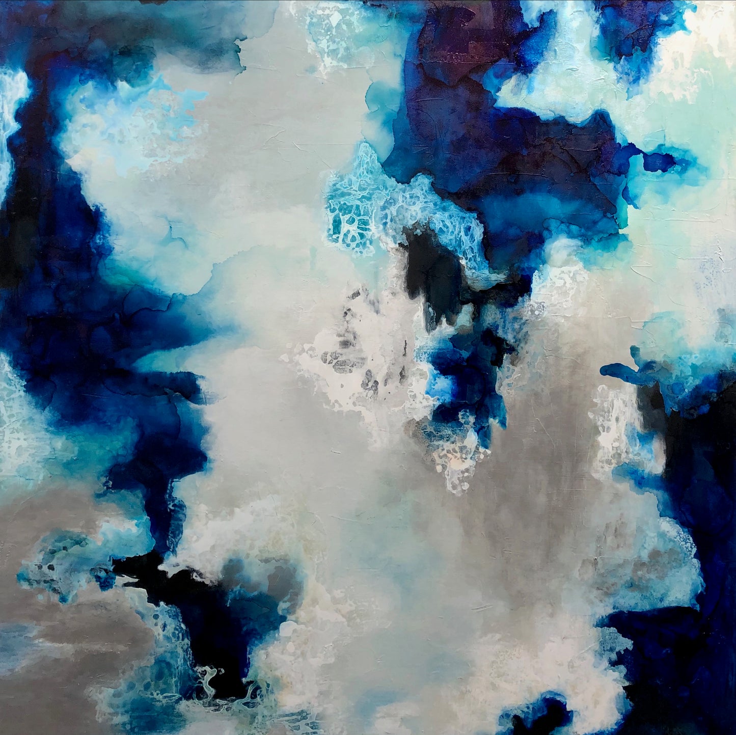 Opaque Obsessions 60" X 60" - SOLD