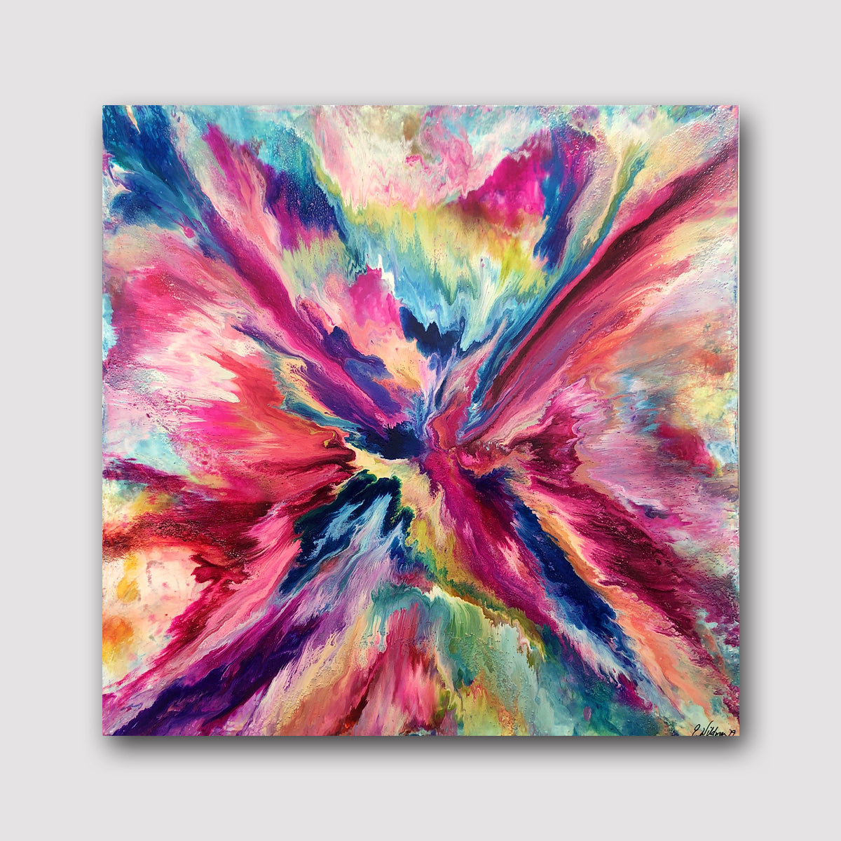 Soaring to Utopia 60" X 60" - SOLD