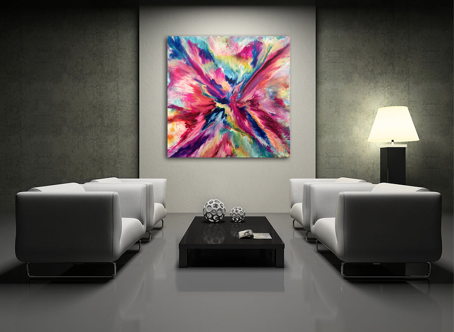 Soaring to Utopia 60" X 60" - SOLD
