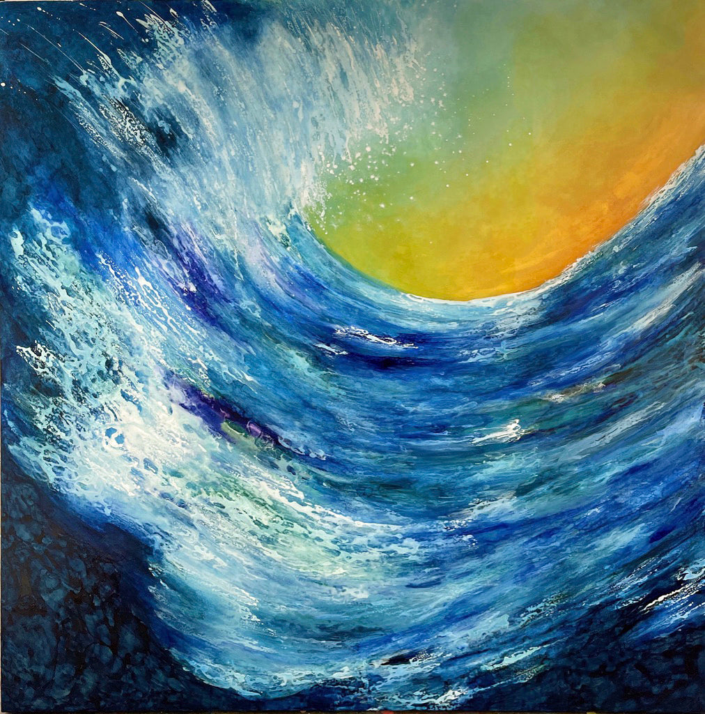 Wave Goodbye 60" X 60" - SOLD