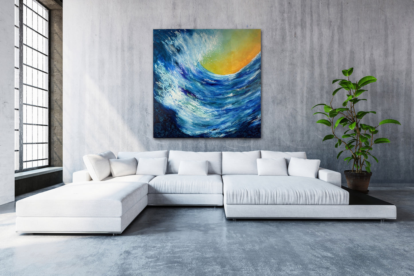 Wave Goodbye 60" X 60" - SOLD
