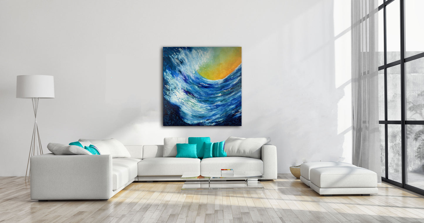 Wave Goodbye 60" X 60" - SOLD