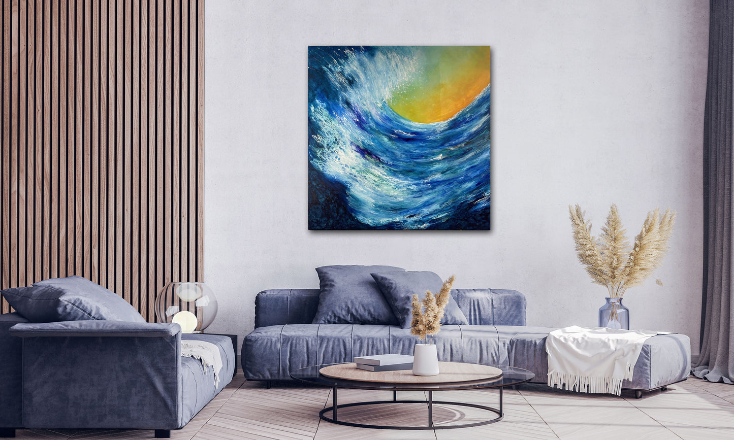 Wave Goodbye 60" X 60" - SOLD