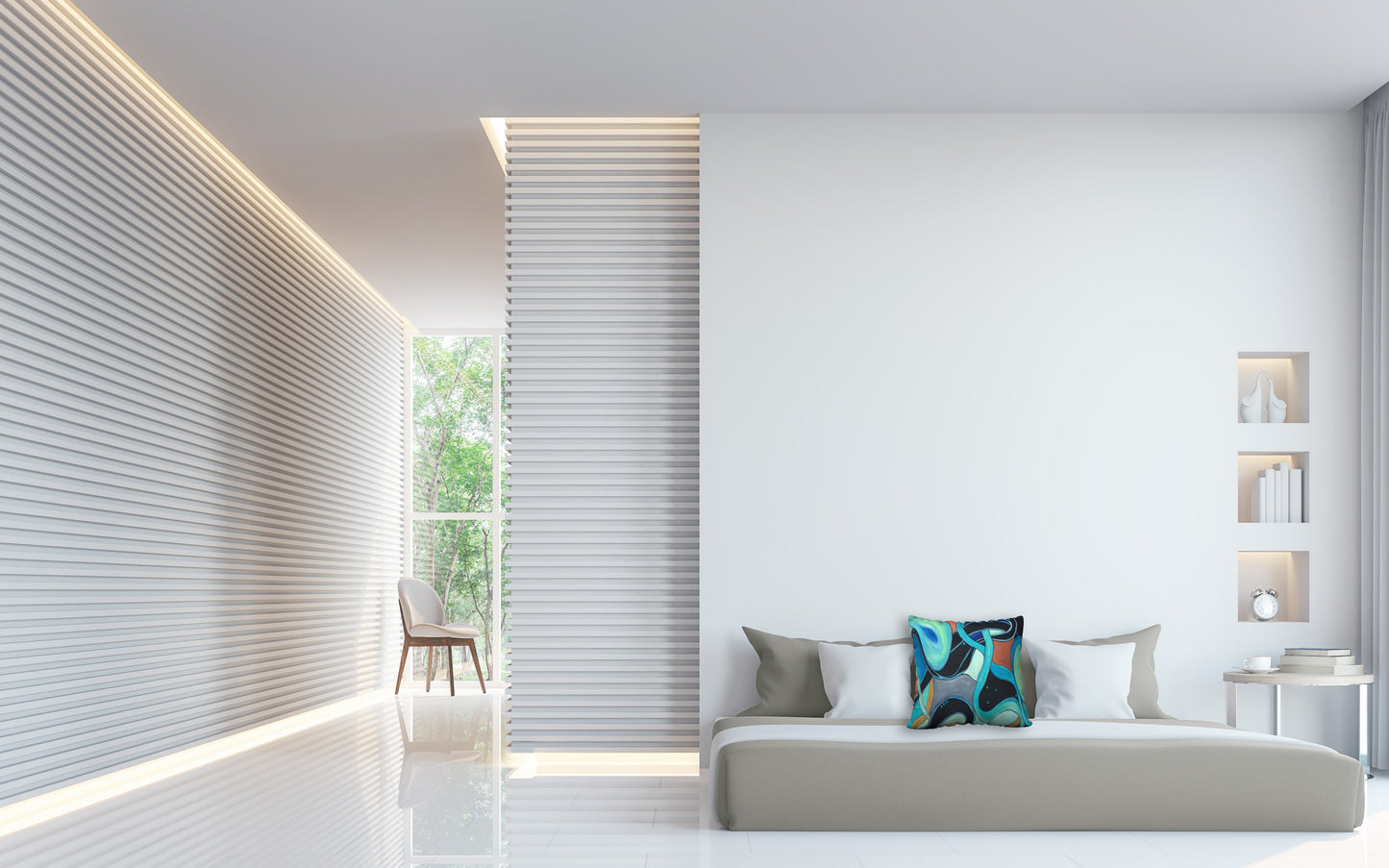 Swirl - 22" X 22" - FREE SHIPPING