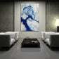 Blue Abstract Art Painting | The Storm painting | E. Wildman Gallery