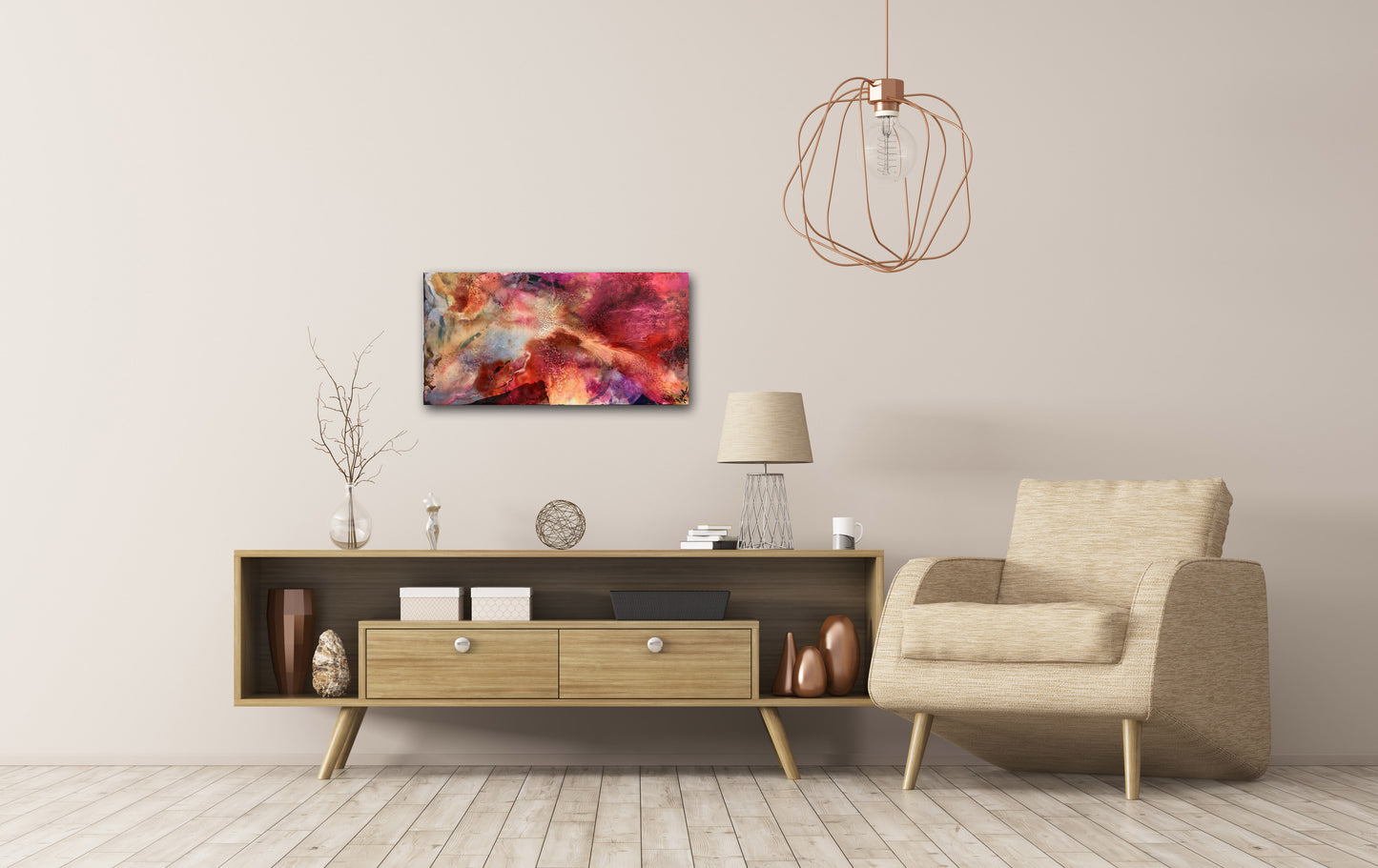 Blooming Art Painting | Abstract Painting | E. Wildman Gallery