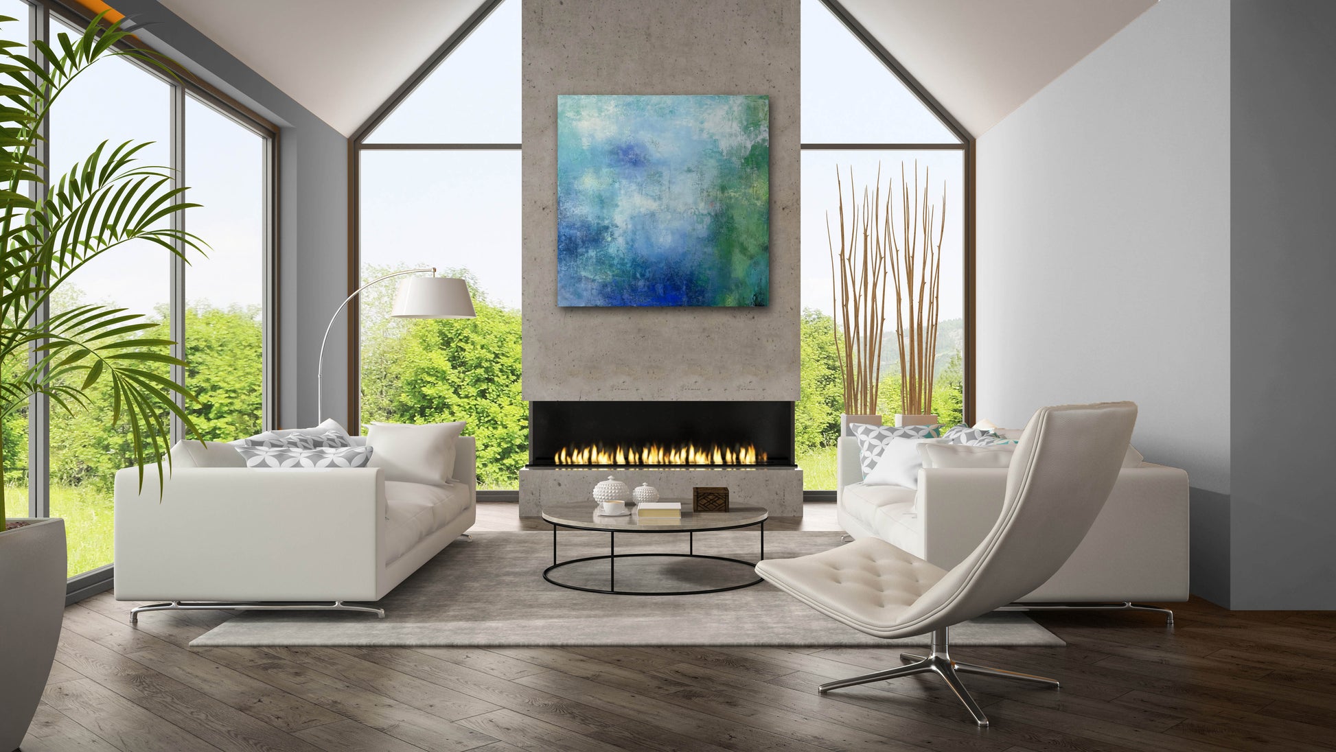 Blurred Luminosity Art Painting | Blurred Painting | E. Wildman Gallery