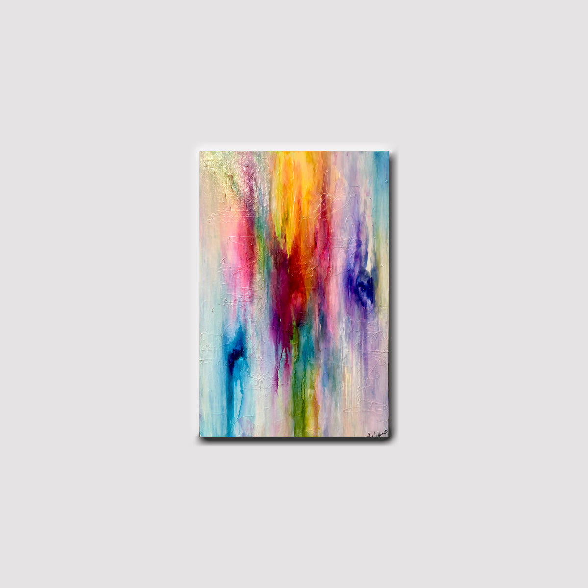 Mix Color Art Painting | Rainbow Colors Art | E. Wildman Gallery
