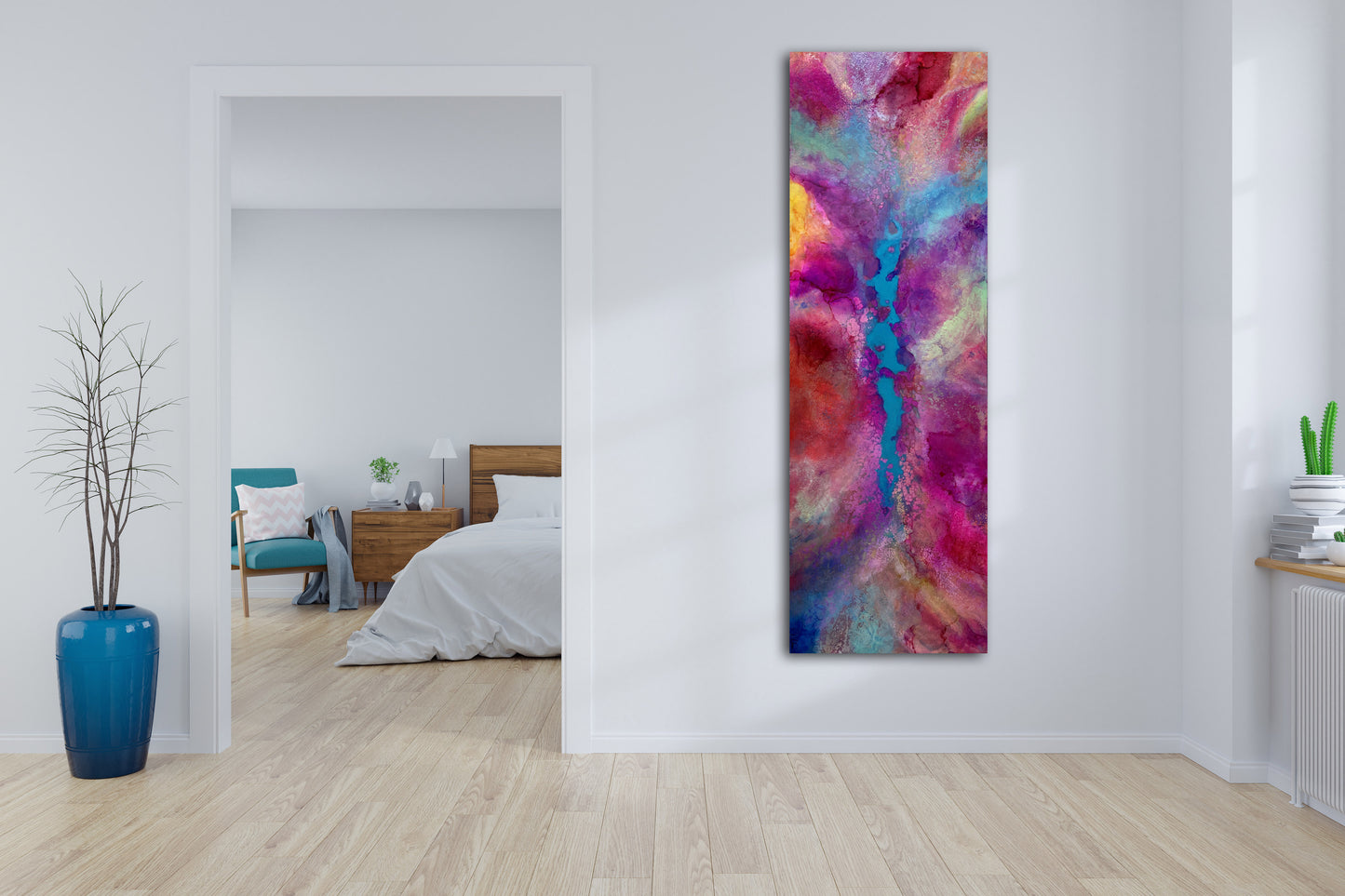 Flowing with Whimsy 24" X 72" - SOLD
