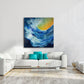 Wave Goodbye  60" X 60" - SOLD