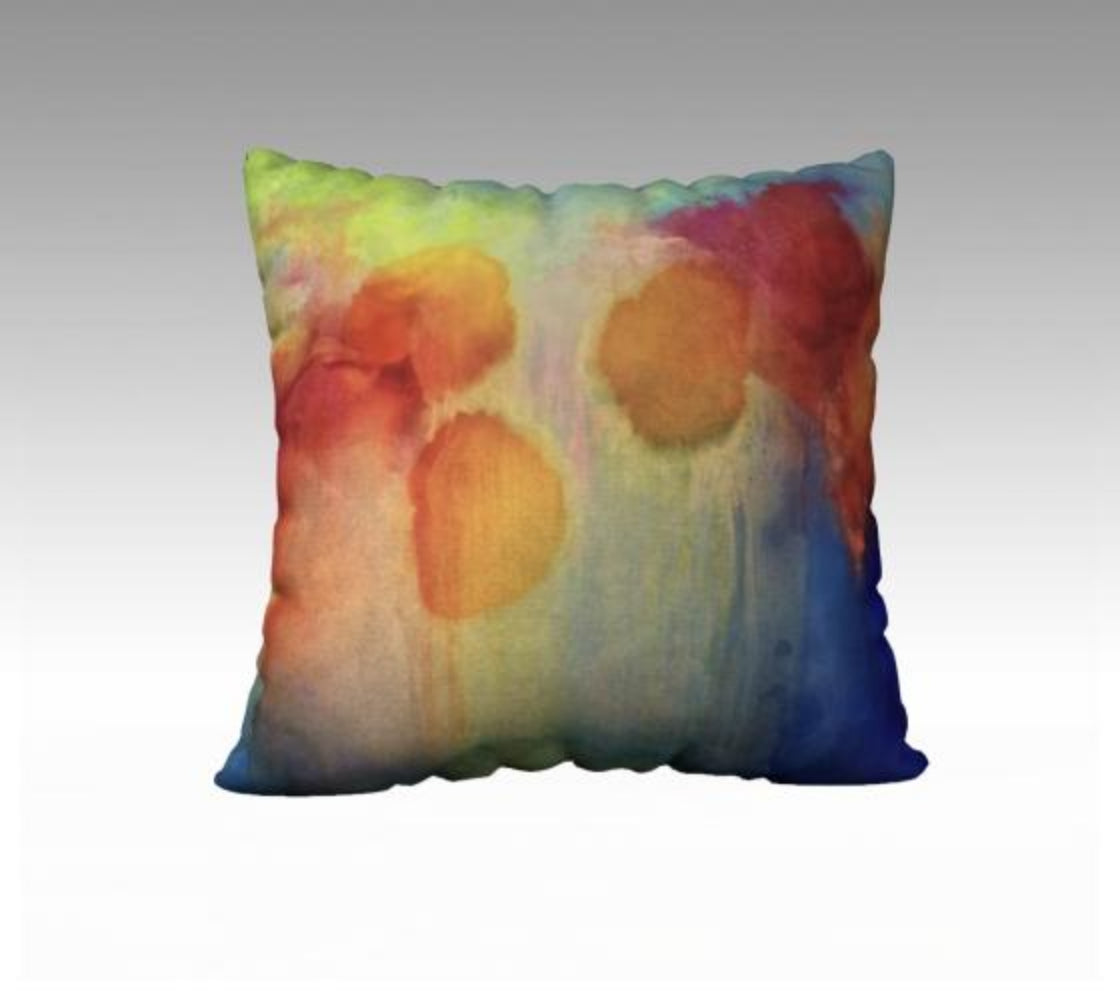 Abstract Throw Pillow | Abstract Pillow | E. Wildman Gallery