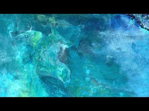Abstract Ocean Painting | Blue Wal Art | E. Wildman Gallery